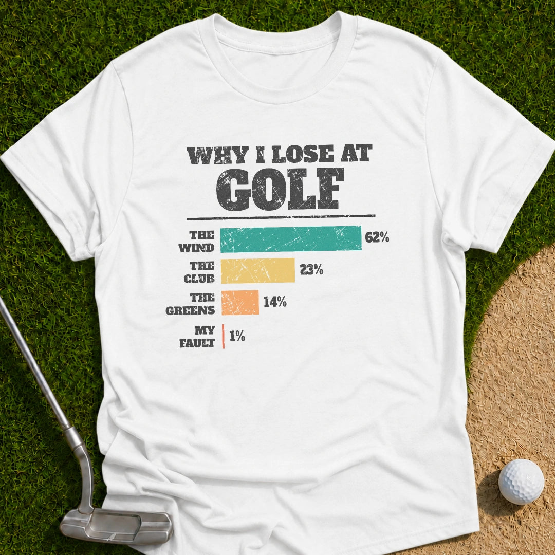 Why I Lose Chart T-Shirt