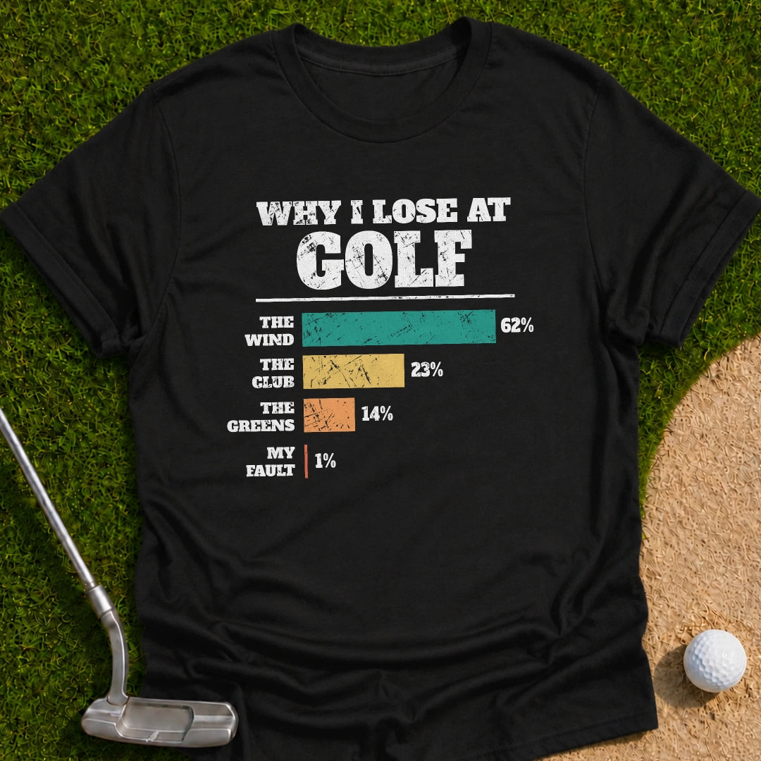 Why I Lose Chart T-Shirt