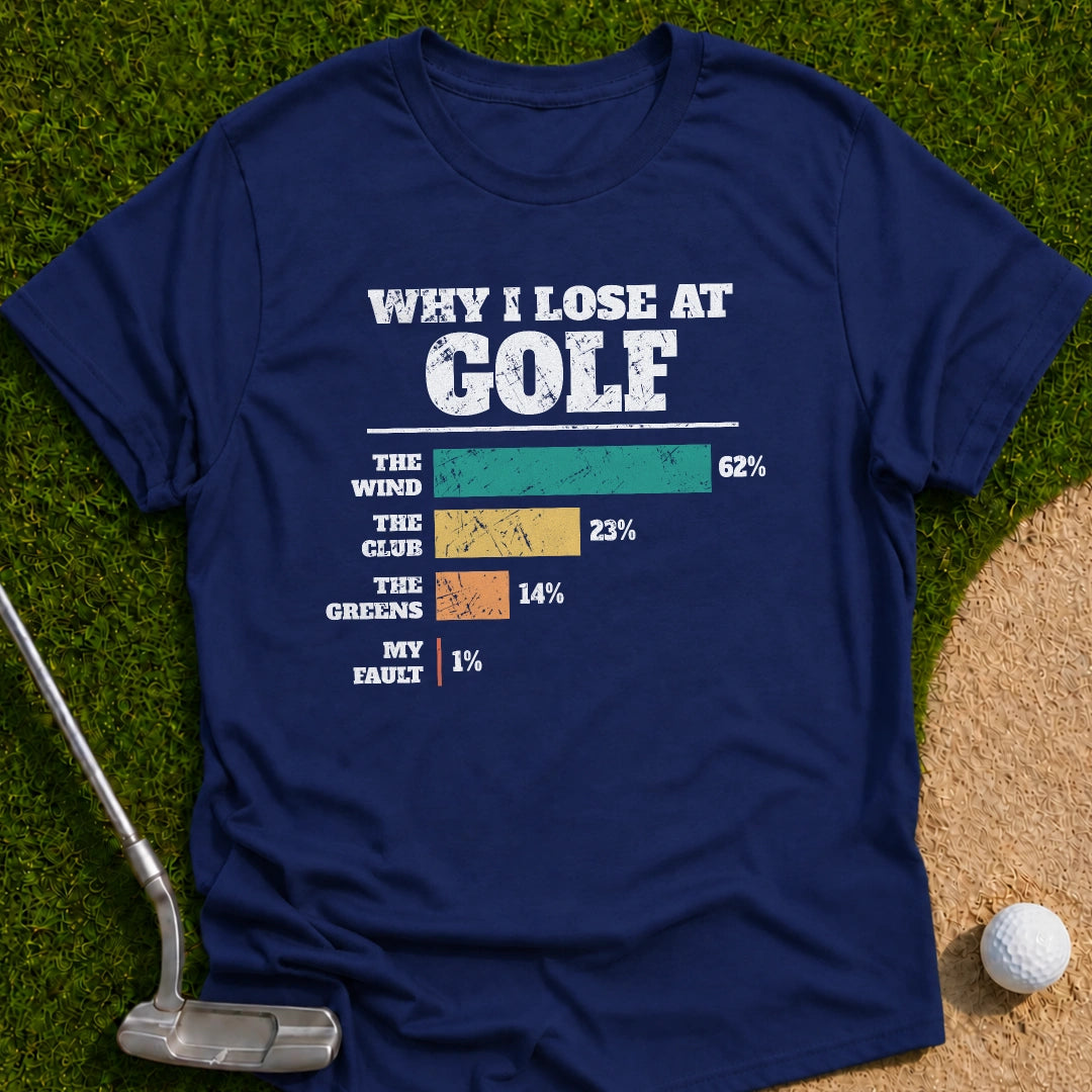 Why I Lose Chart T-Shirt