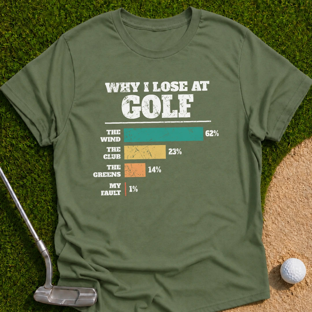 Why I Lose Chart T-Shirt