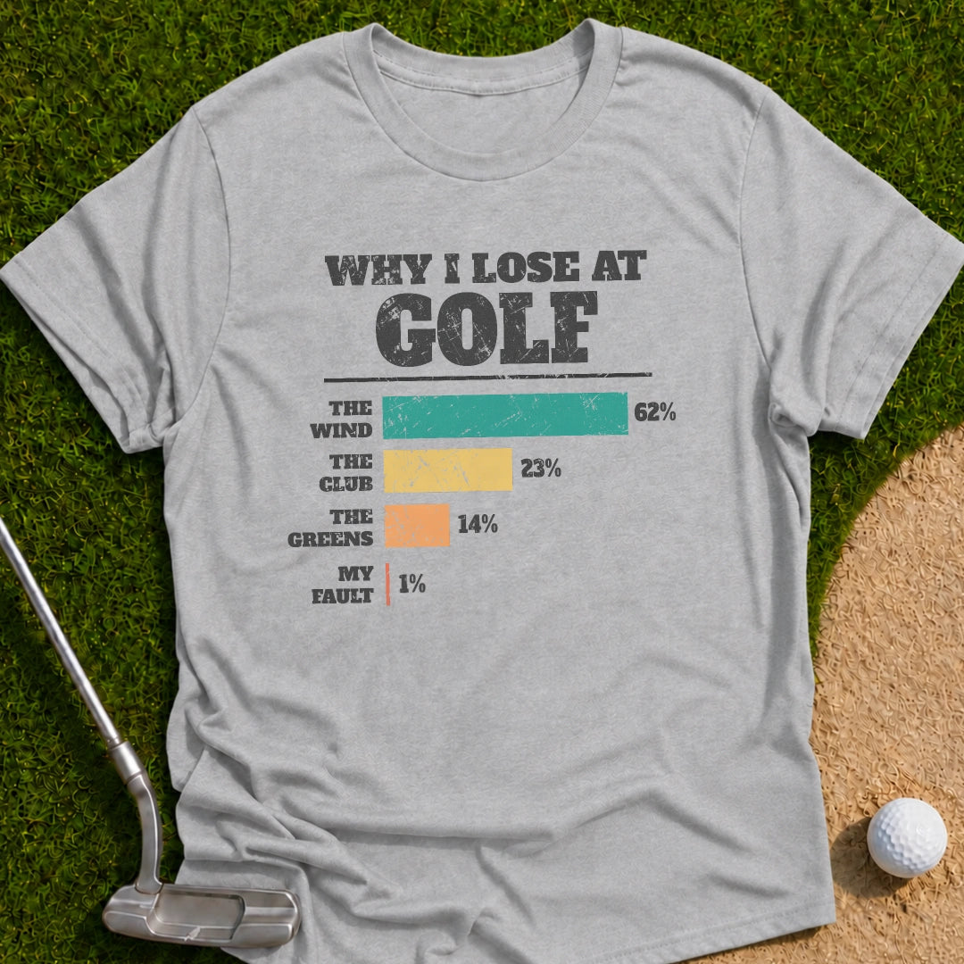 Why I Lose Chart T-Shirt